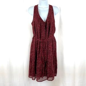 Converse paisley twist back sleeveless dress M
